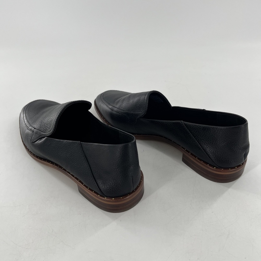 Vince Camuto Leather Womens Flat Shoe VC-Cretinian 8.5 Black Souffle Lux 39.5 - Picture 8 of 16